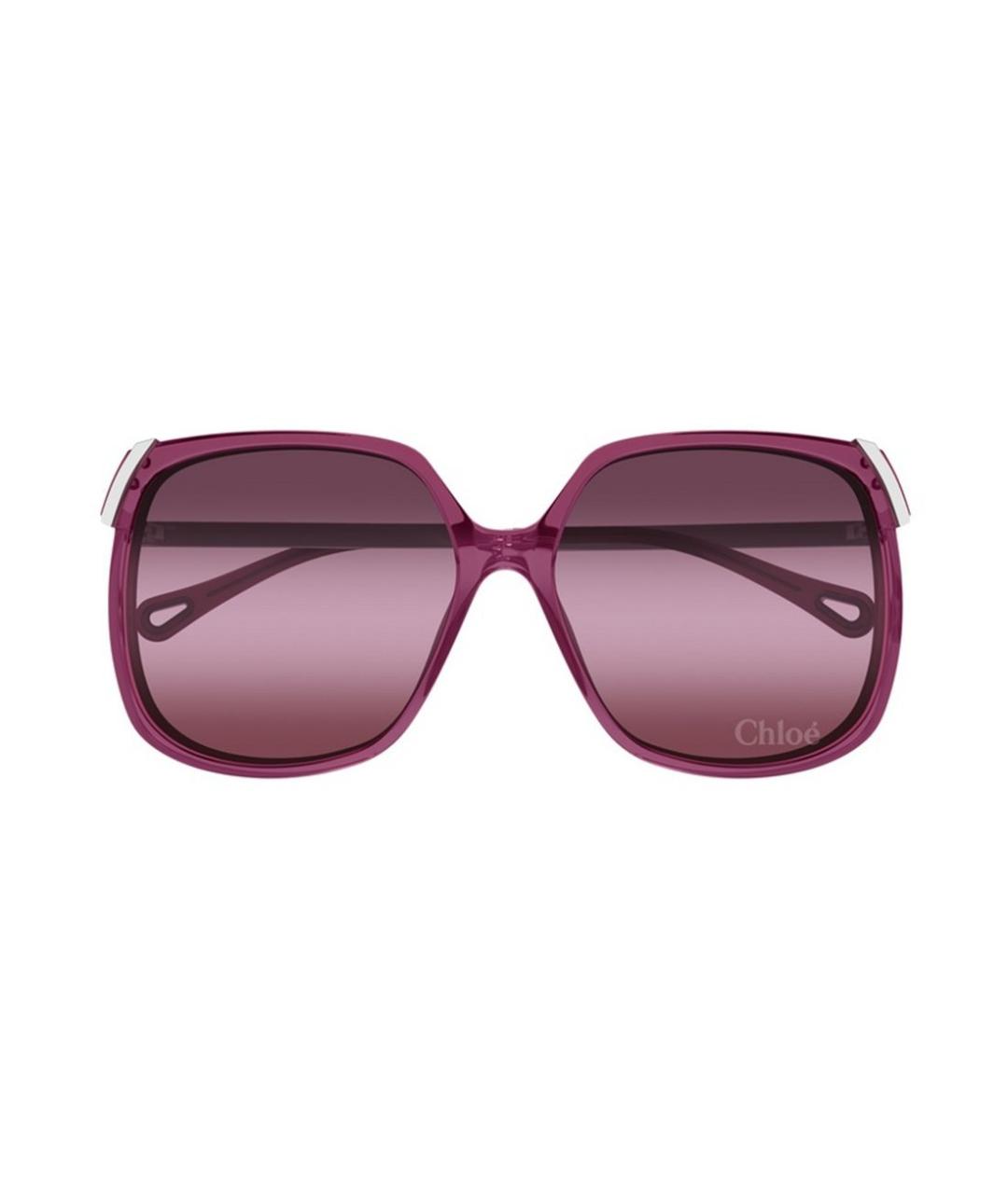CHLOE Фиолетовые солнцезащитные очки, фото 2