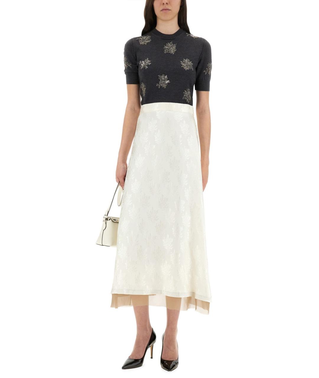 FENDI Черное шерстяное повседневное платье, фото 3
