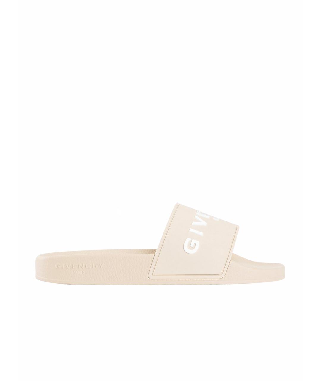 GIVENCHY Бежевые шлепанцы, фото 1