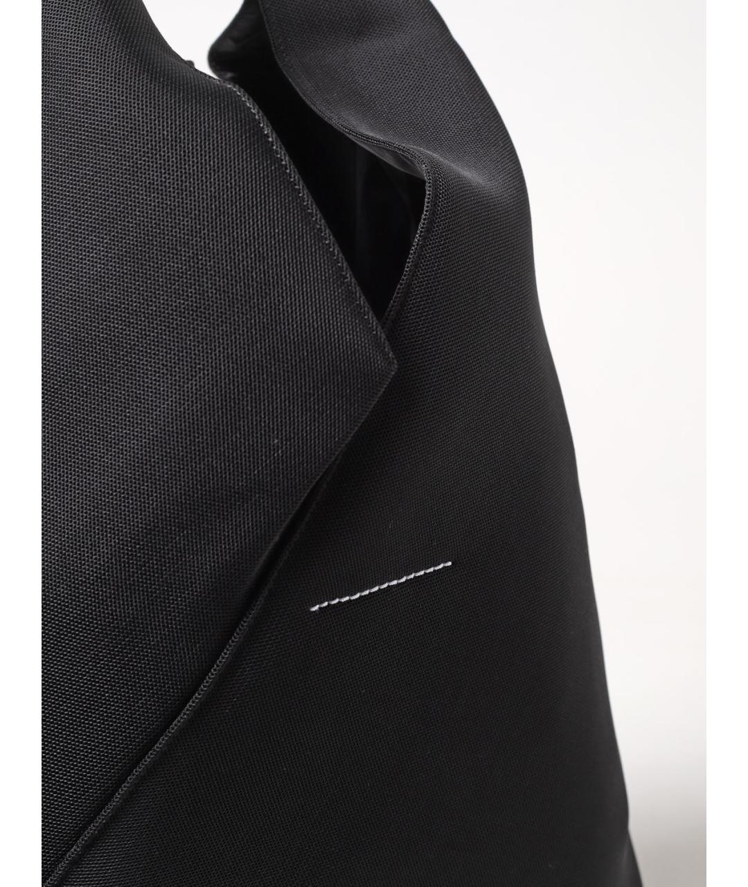 MM6 MAISON MARGIELA Черная сумка тоут, фото 4