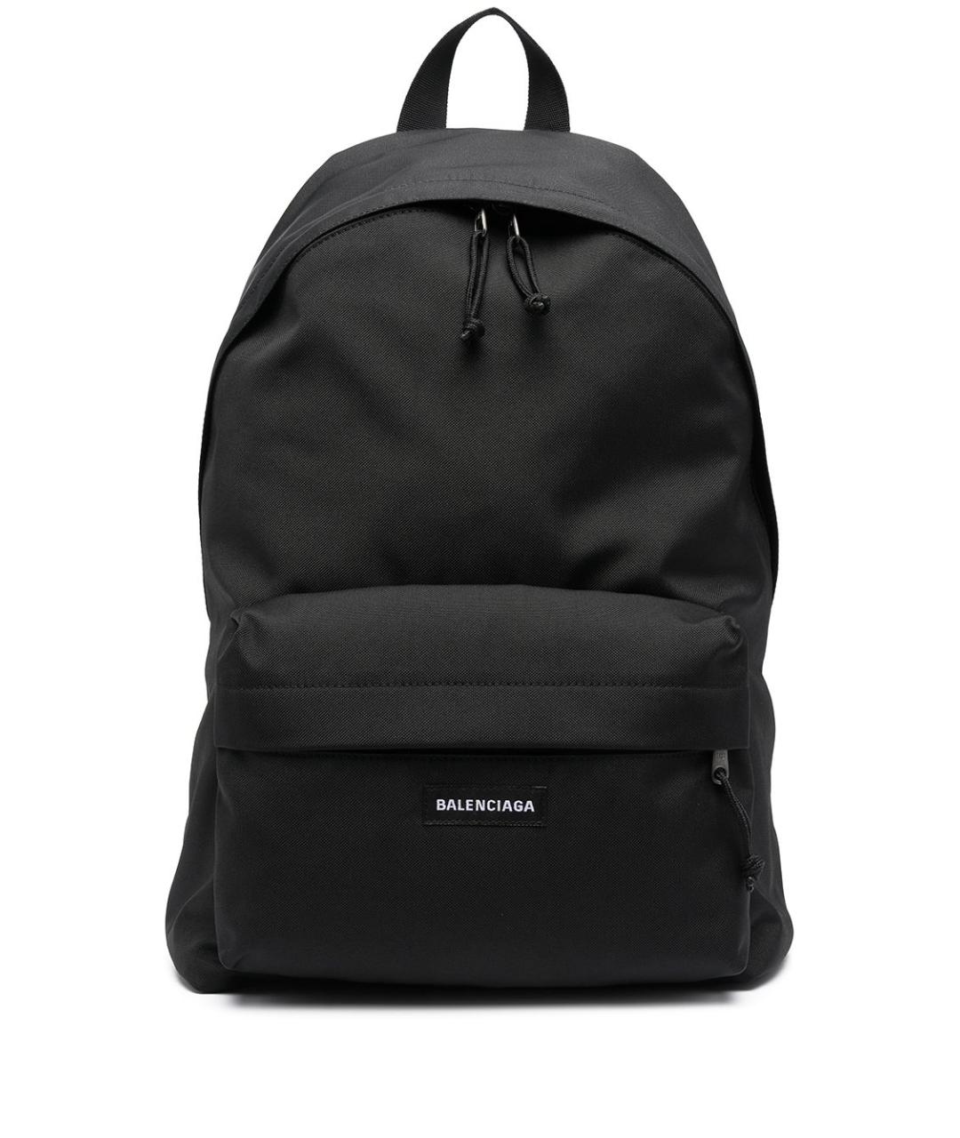 BALENCIAGA Черный синтетический рюкзак, фото 1