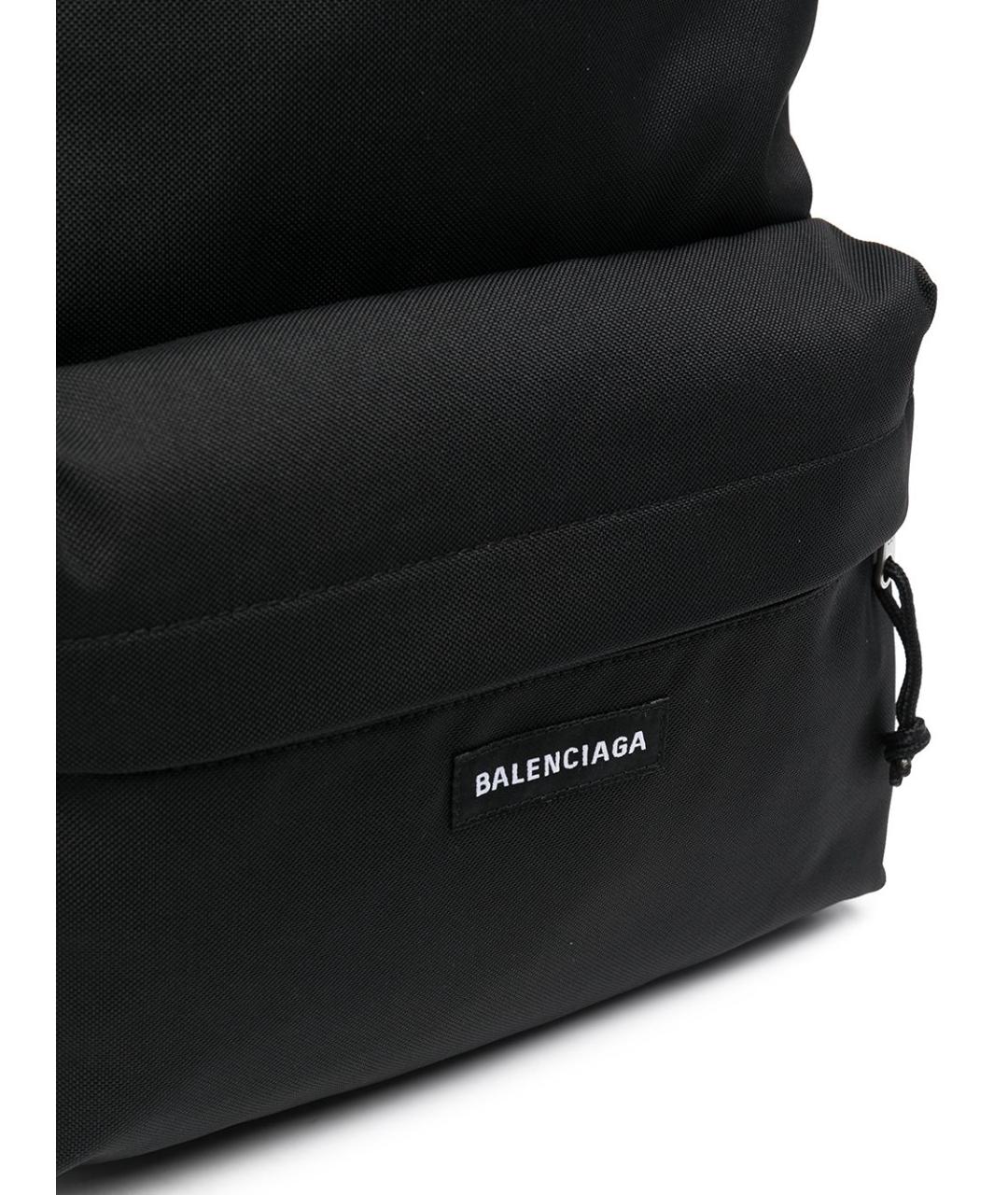 BALENCIAGA Черный синтетический рюкзак, фото 3