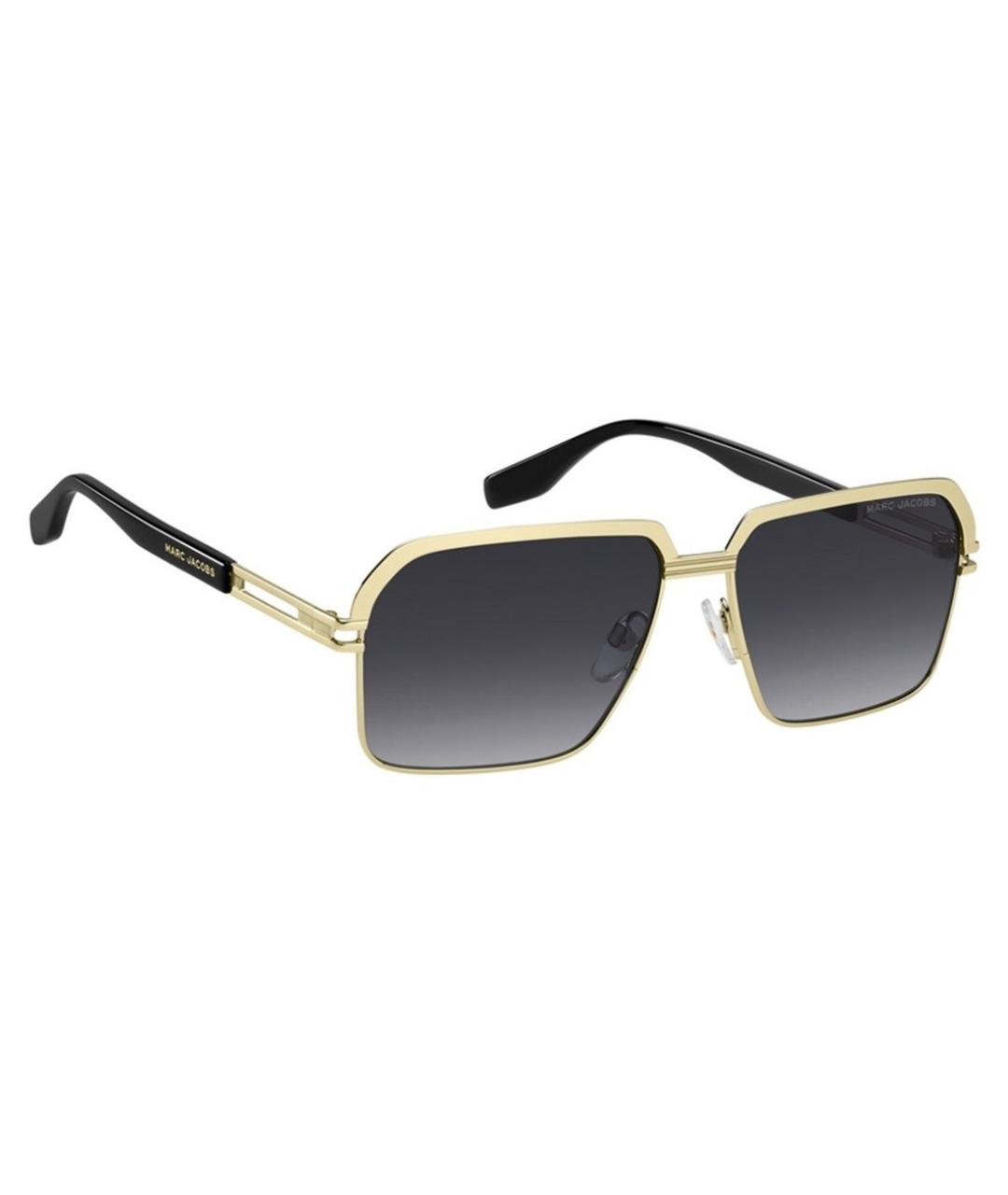 MARC JACOBS Золотые металлические солнцезащитные очки, фото 3