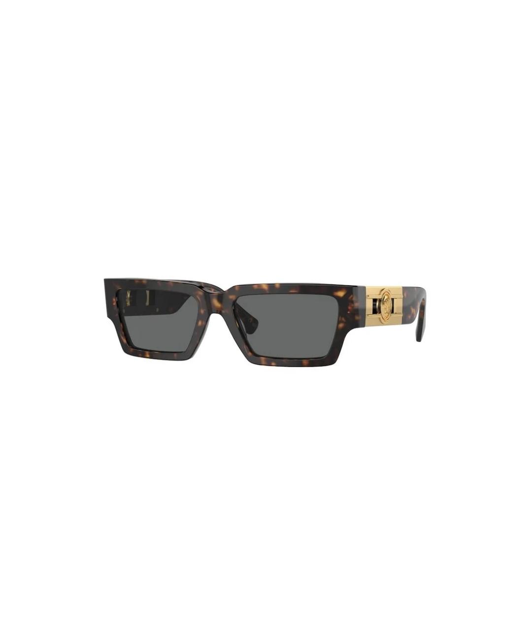 VERSACE Коричневые солнцезащитные очки, фото 1