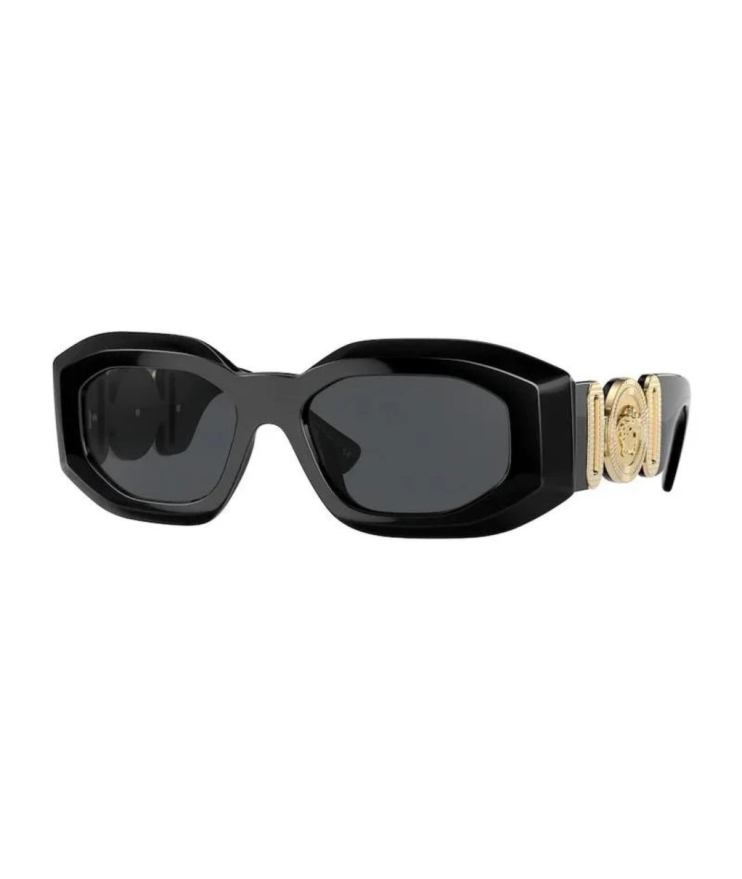 VERSACE Черные солнцезащитные очки, фото 1