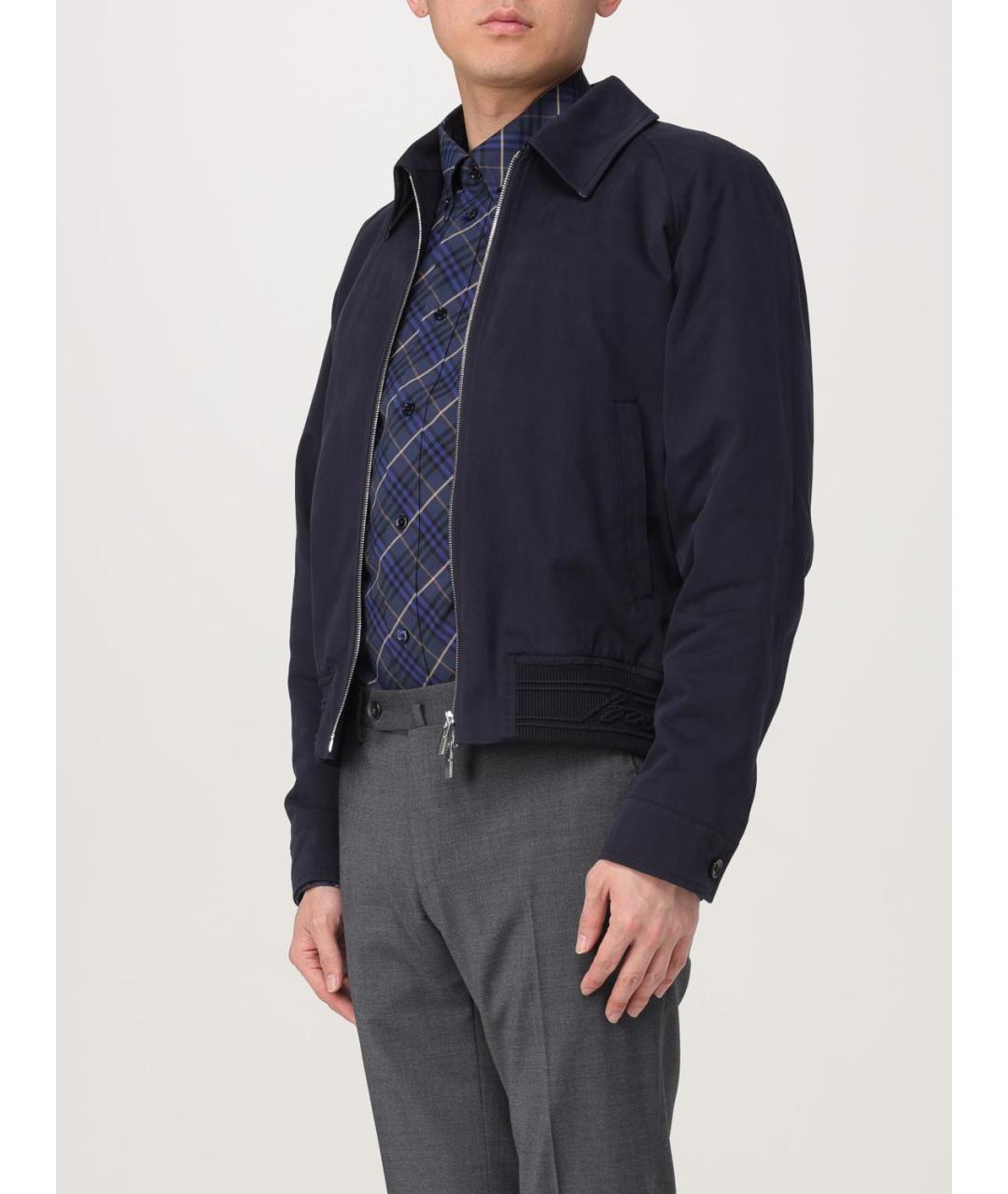 BURBERRY Темно-синяя куртка, фото 5