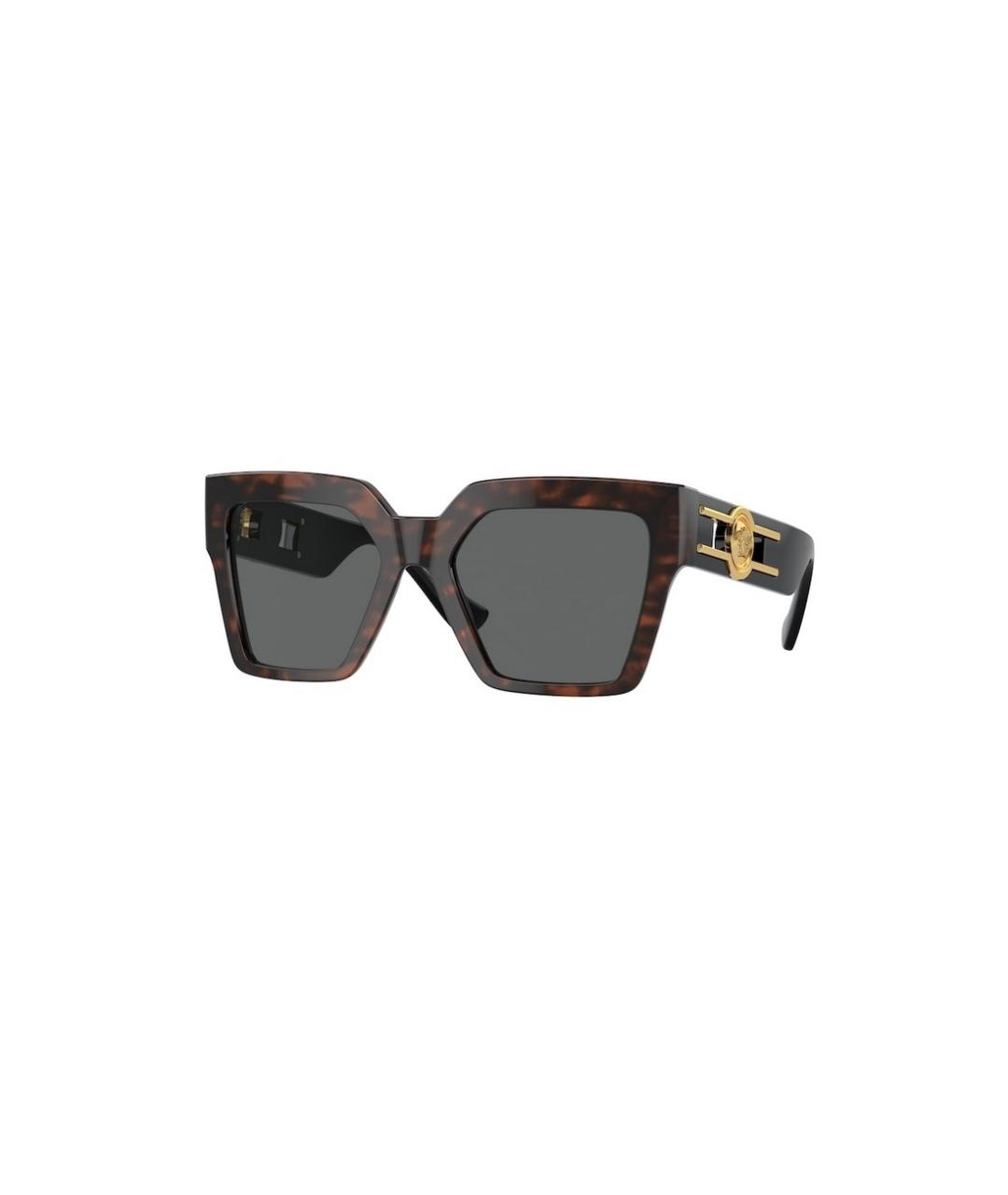 VERSACE Коричневые солнцезащитные очки, фото 1