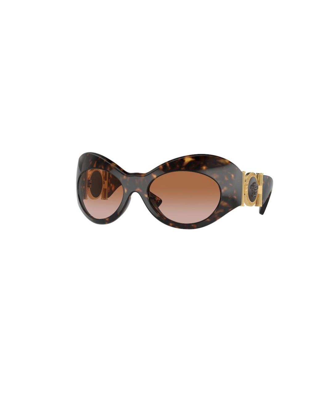 VERSACE Коричневые солнцезащитные очки, фото 1