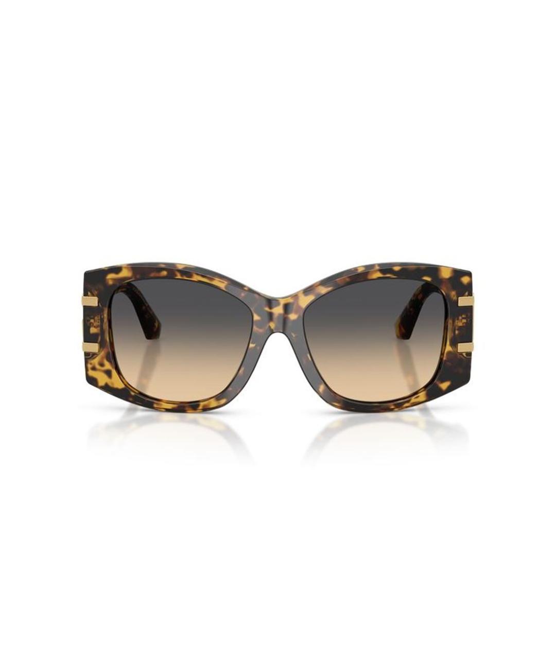 DOLCE&GABBANA Коричневые солнцезащитные очки, фото 2