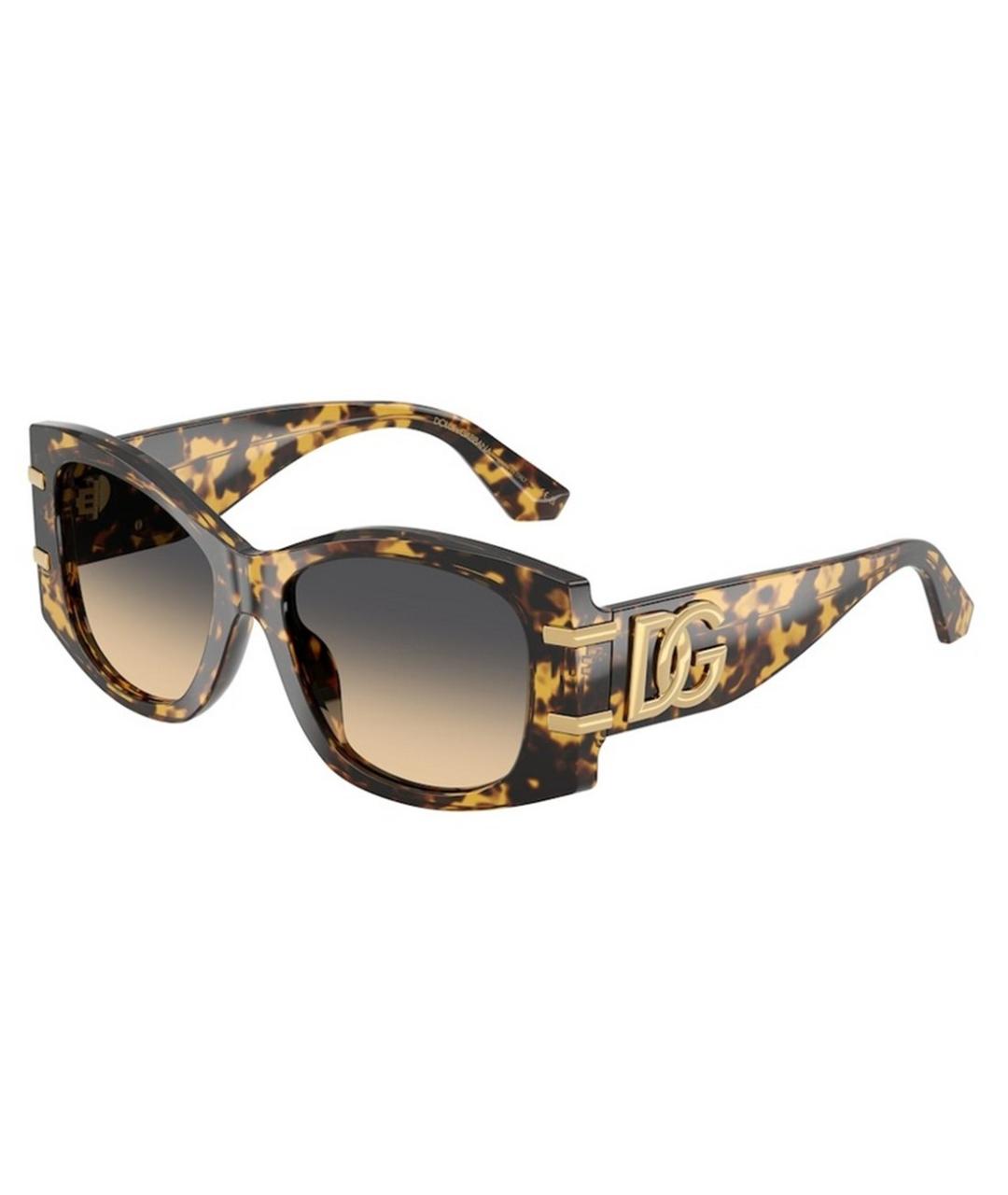 DOLCE&GABBANA Коричневые солнцезащитные очки, фото 1