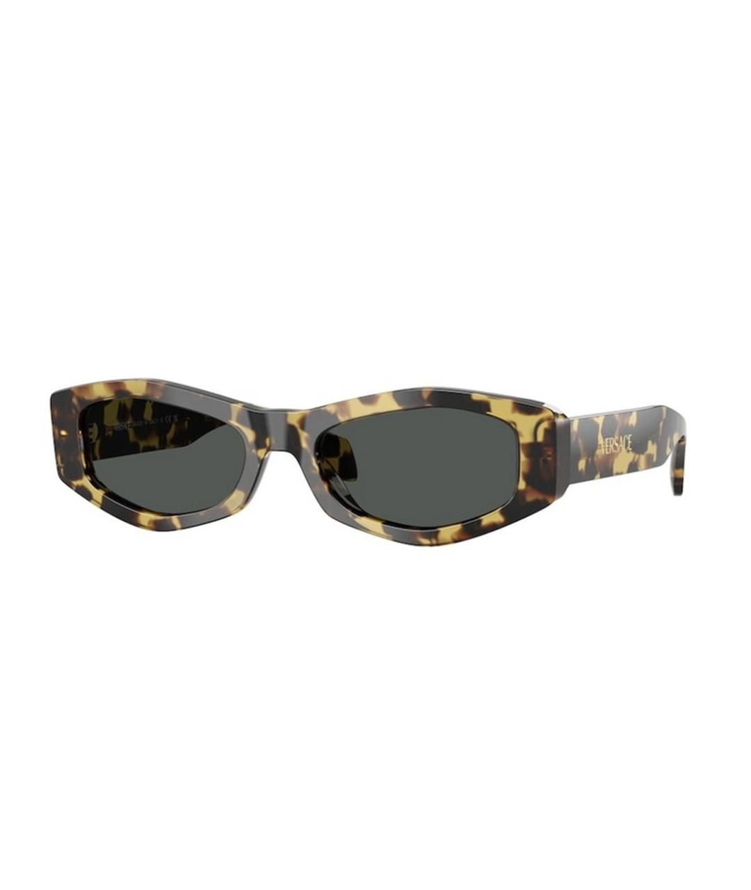 VERSACE Коричневые солнцезащитные очки, фото 1