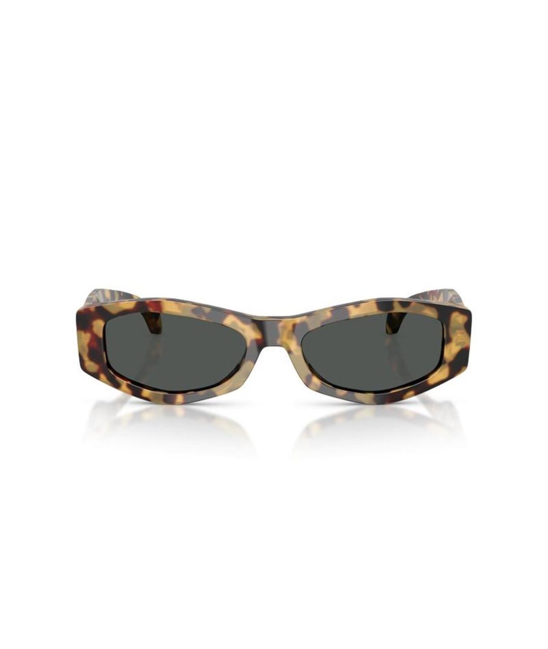 VERSACE Коричневые солнцезащитные очки, фото 2