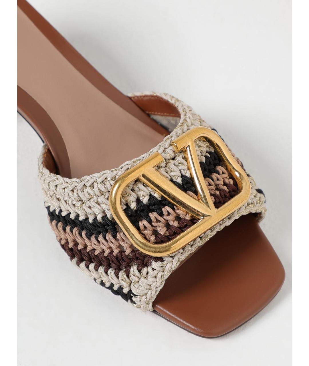 VALENTINO Коричневые босоножки, фото 4