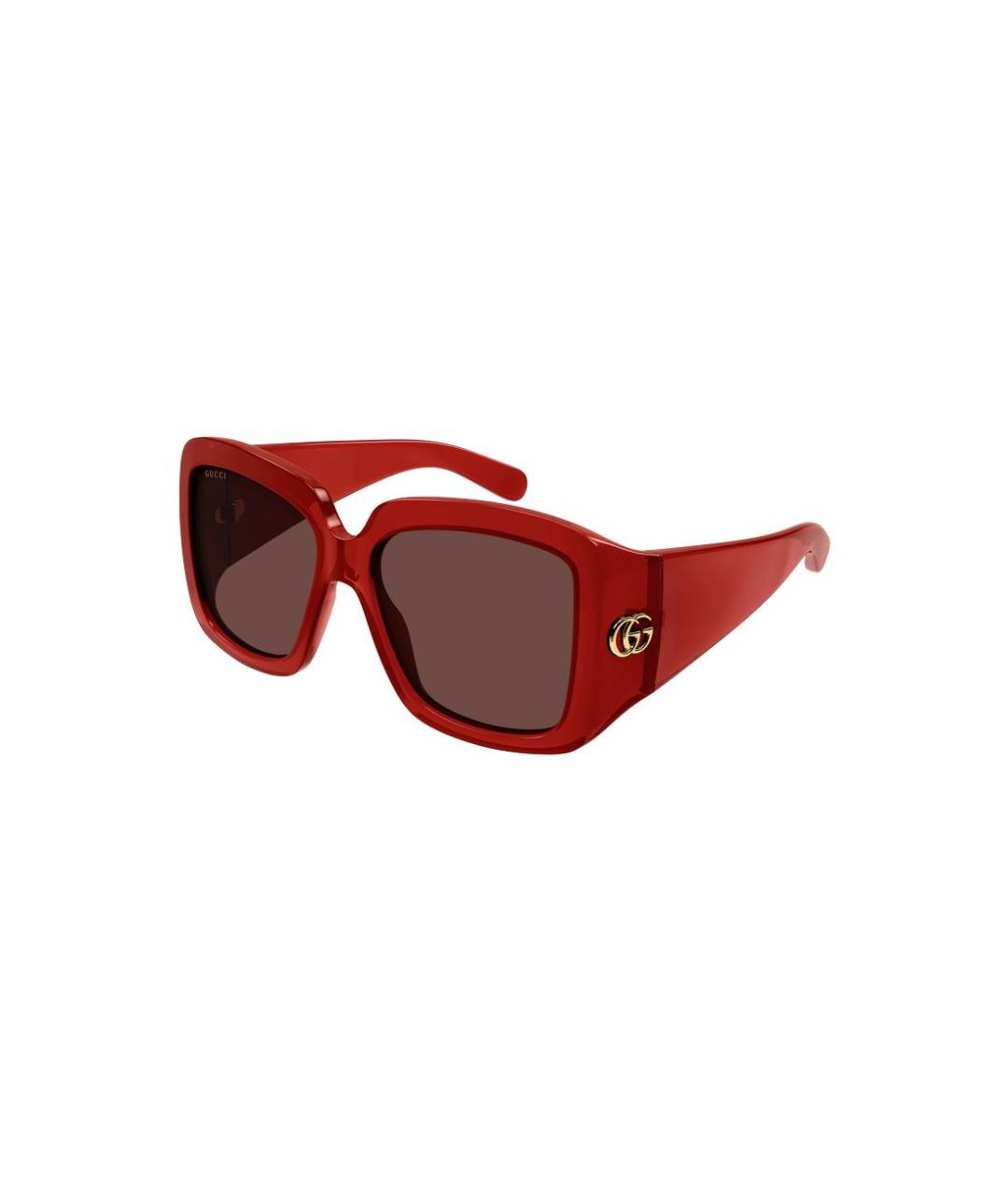 GUCCI Красные солнцезащитные очки, фото 1