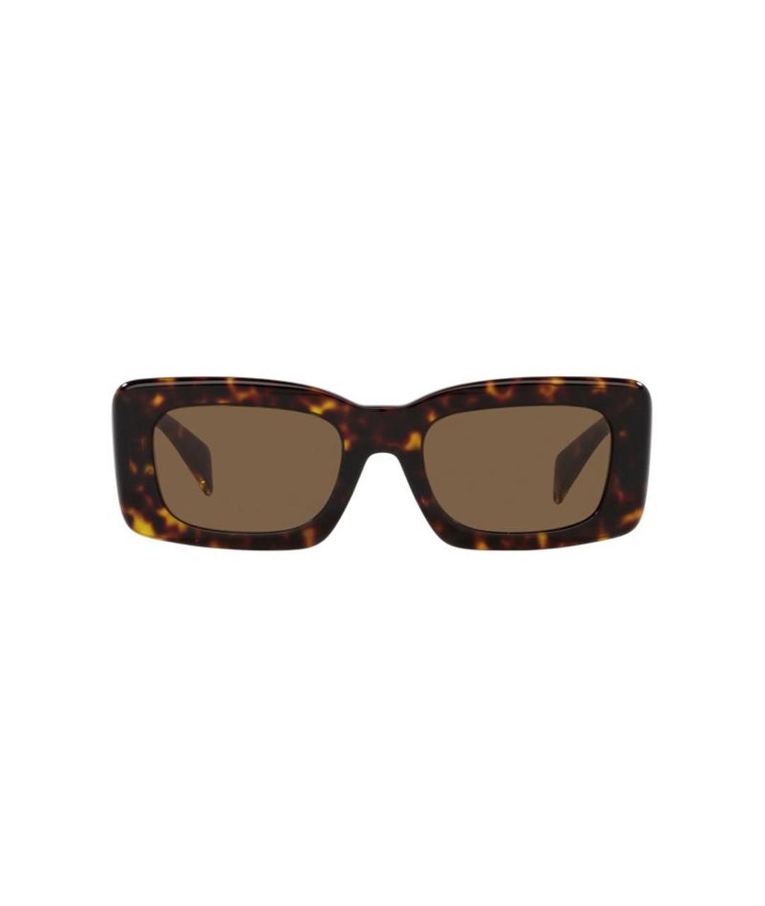 VERSACE Коричневые солнцезащитные очки, фото 2