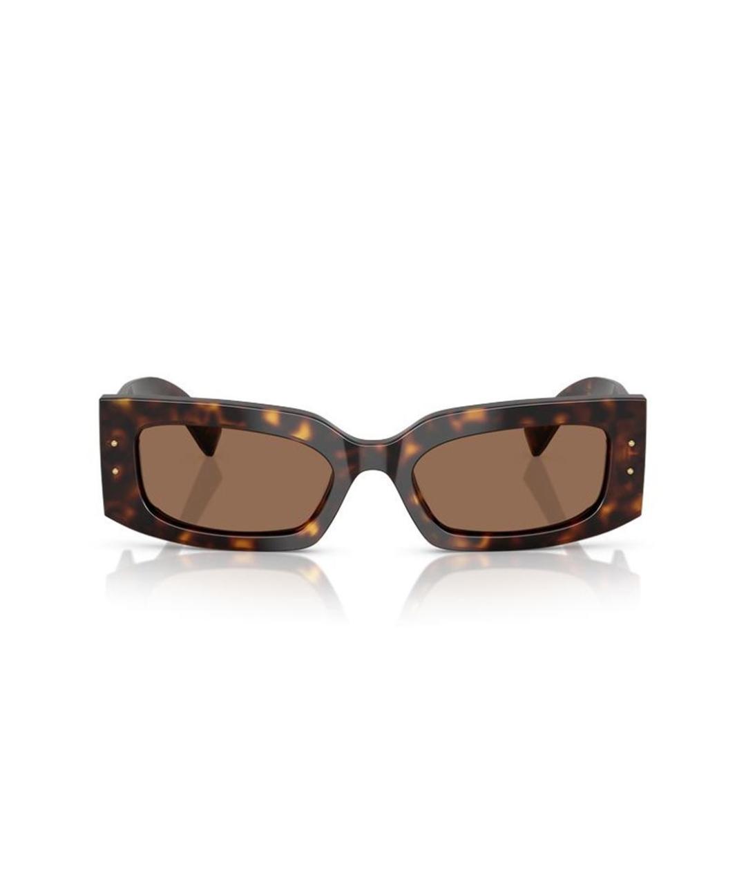 DOLCE&GABBANA Коричневые солнцезащитные очки, фото 2