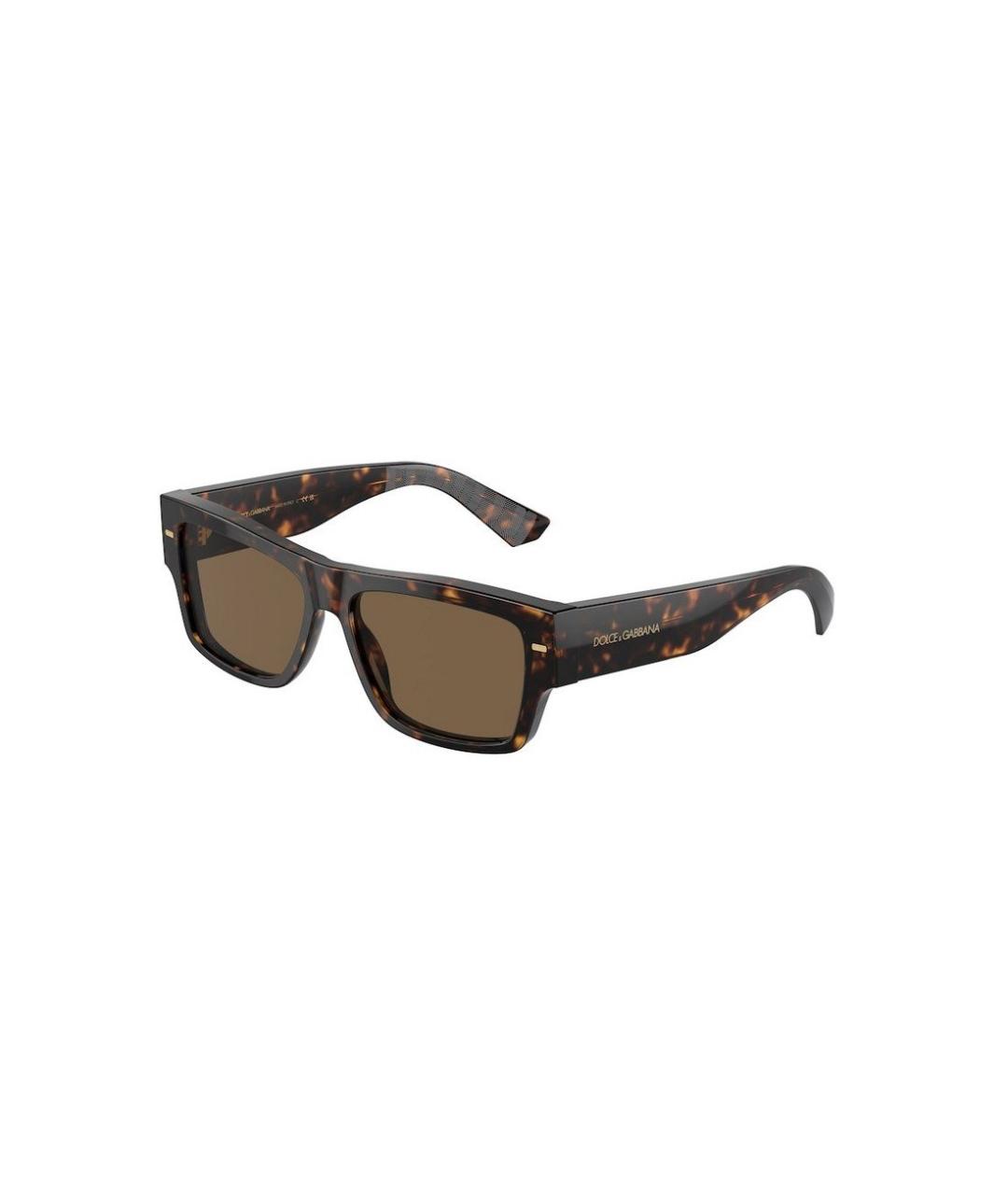 DOLCE&GABBANA Коричневые солнцезащитные очки, фото 1