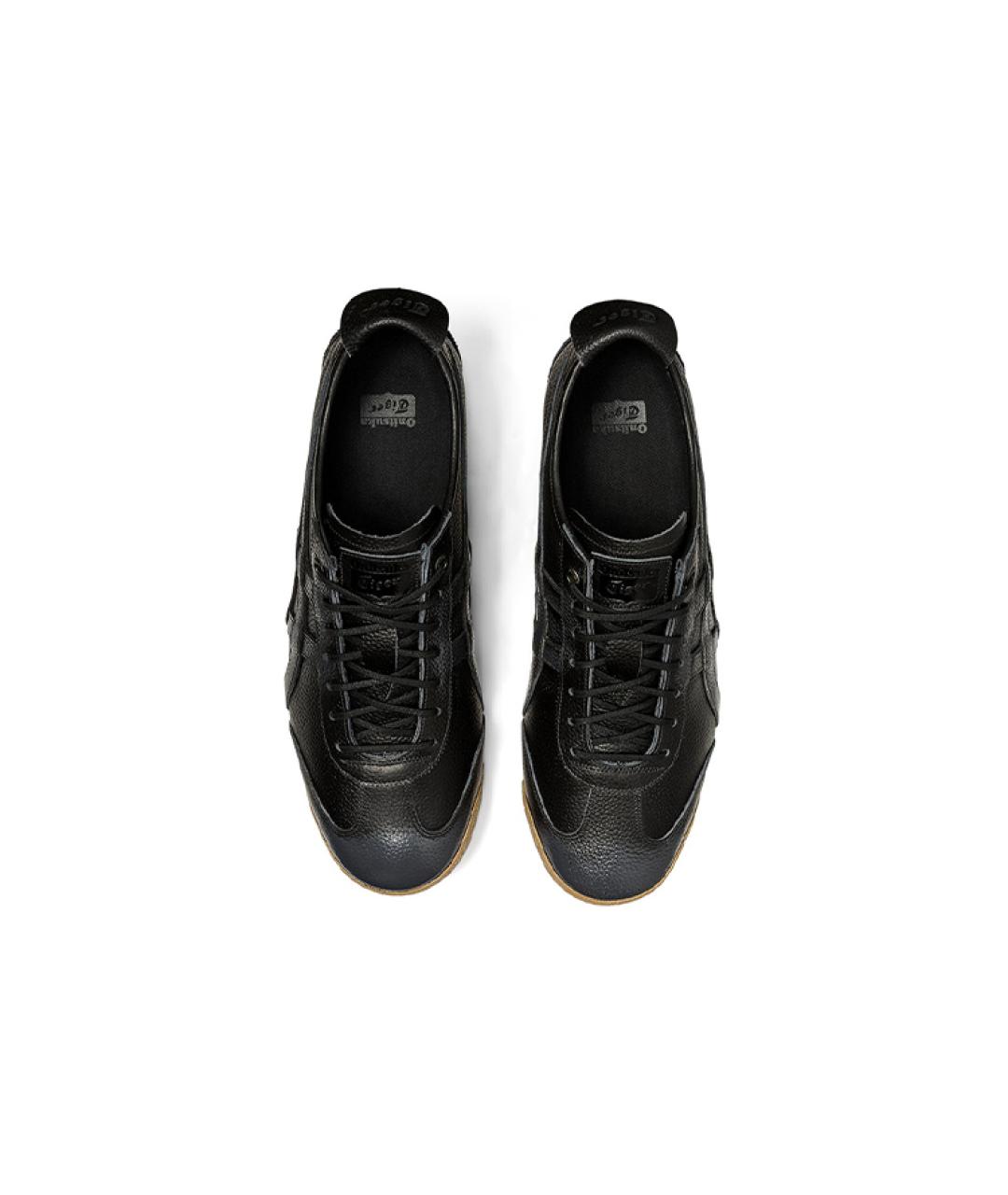 ONITSUKA TIGER Черные кожаные кеды, фото 5