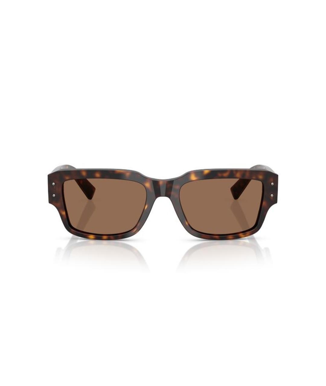 DOLCE&GABBANA Коричневые солнцезащитные очки, фото 2