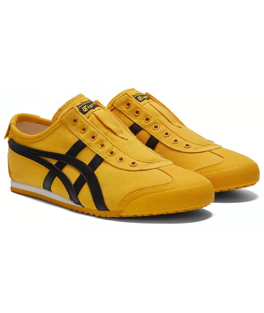 ONITSUKA TIGER Желтые текстильные кроссовки, фото 2
