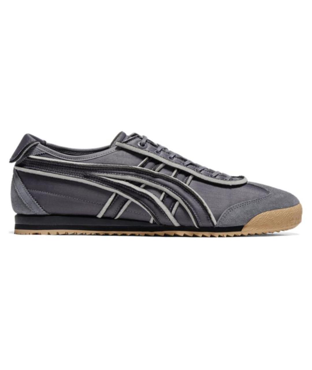 ONITSUKA TIGER Темно-синие текстильные кроссовки, фото 1