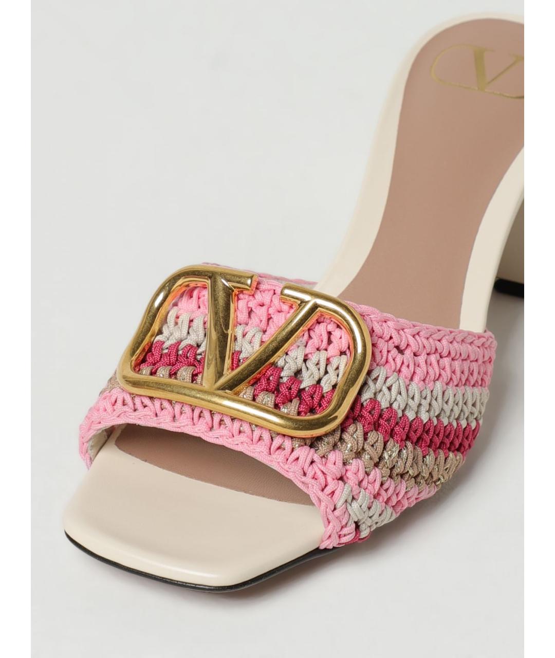 VALENTINO Розовые мюли, фото 4