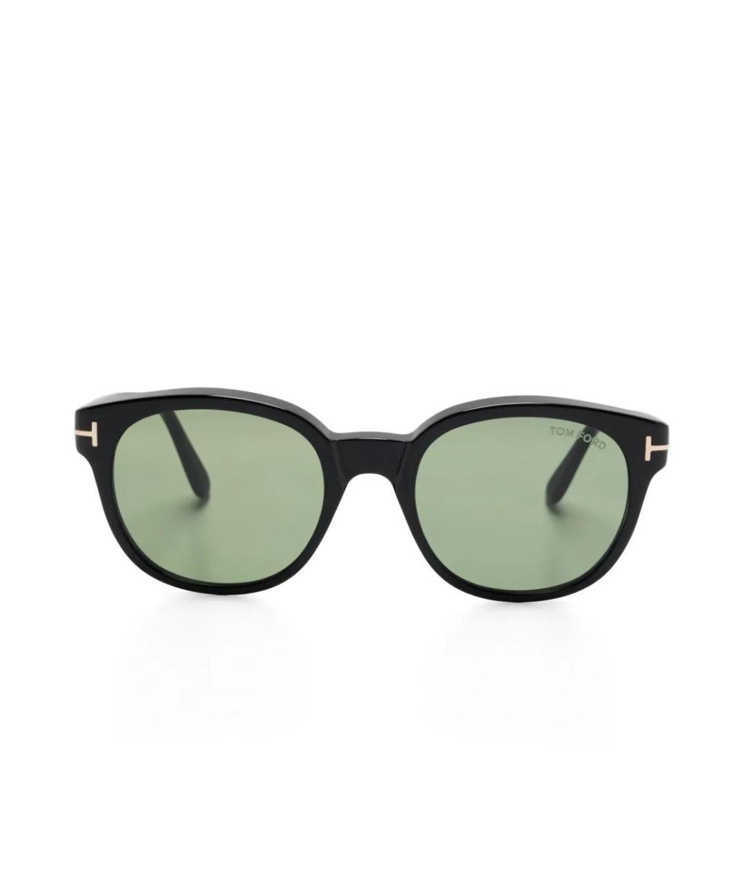 TOM FORD Черные пластиковые солнцезащитные очки, фото 1