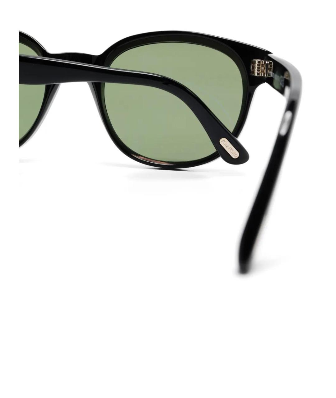 TOM FORD Черные пластиковые солнцезащитные очки, фото 3