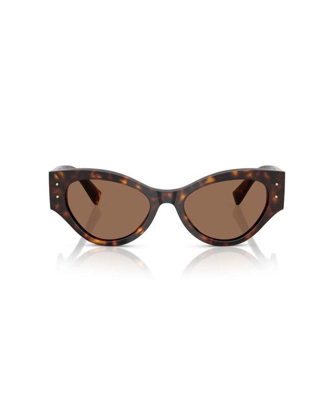 DOLCE&GABBANA Коричневые солнцезащитные очки, фото 2