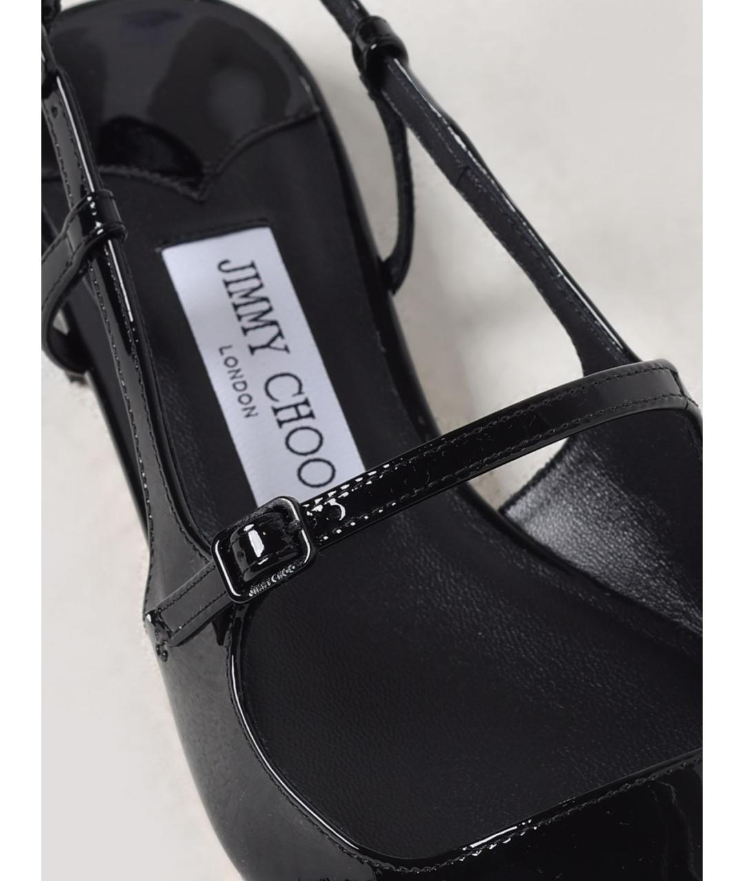 JIMMY CHOO Черные балетки, фото 5