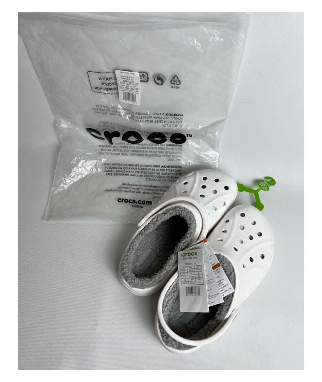 CROCS Белые босоножки, фото 6