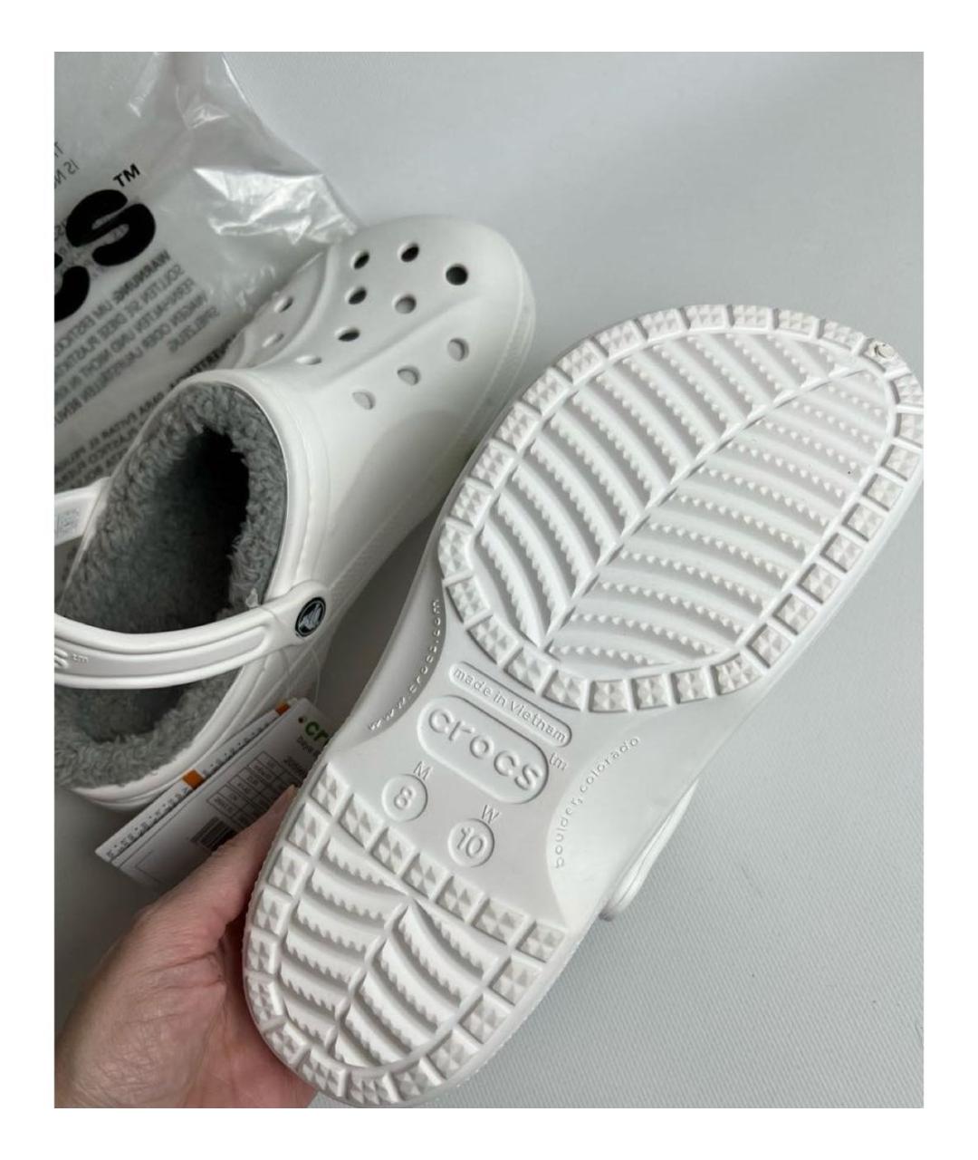 CROCS Белые босоножки, фото 5