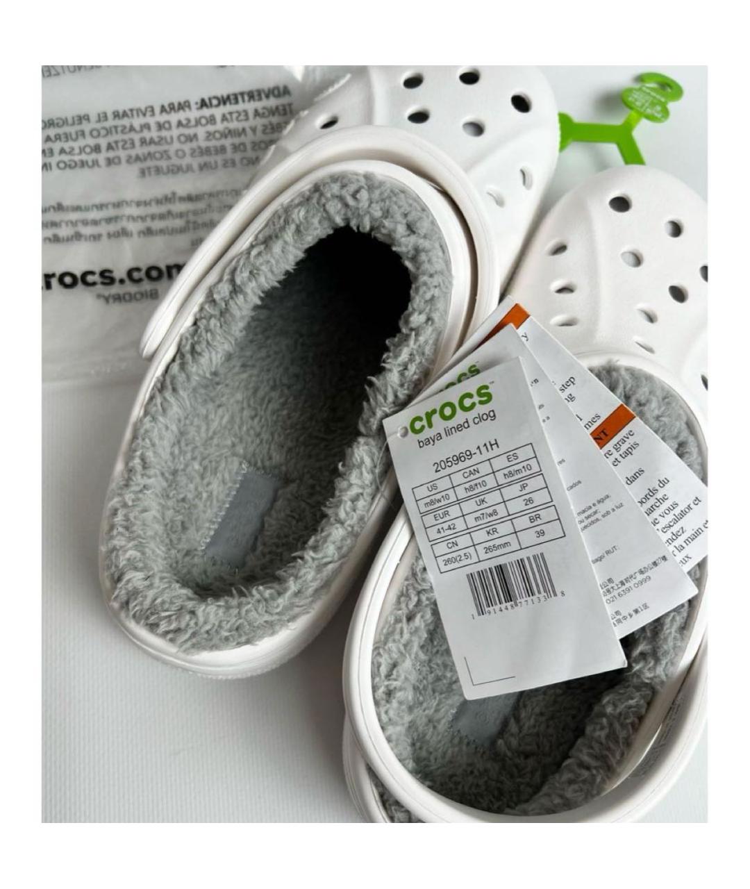 CROCS Белые босоножки, фото 2