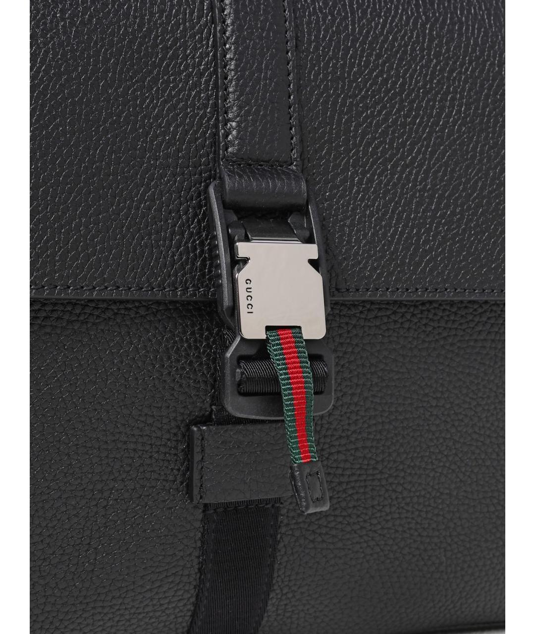 GUCCI Черная барсетка, фото 4