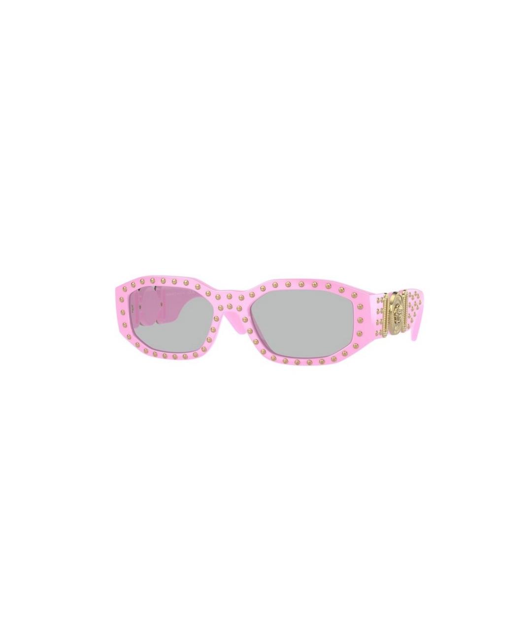 VERSACE Розовые солнцезащитные очки, фото 1