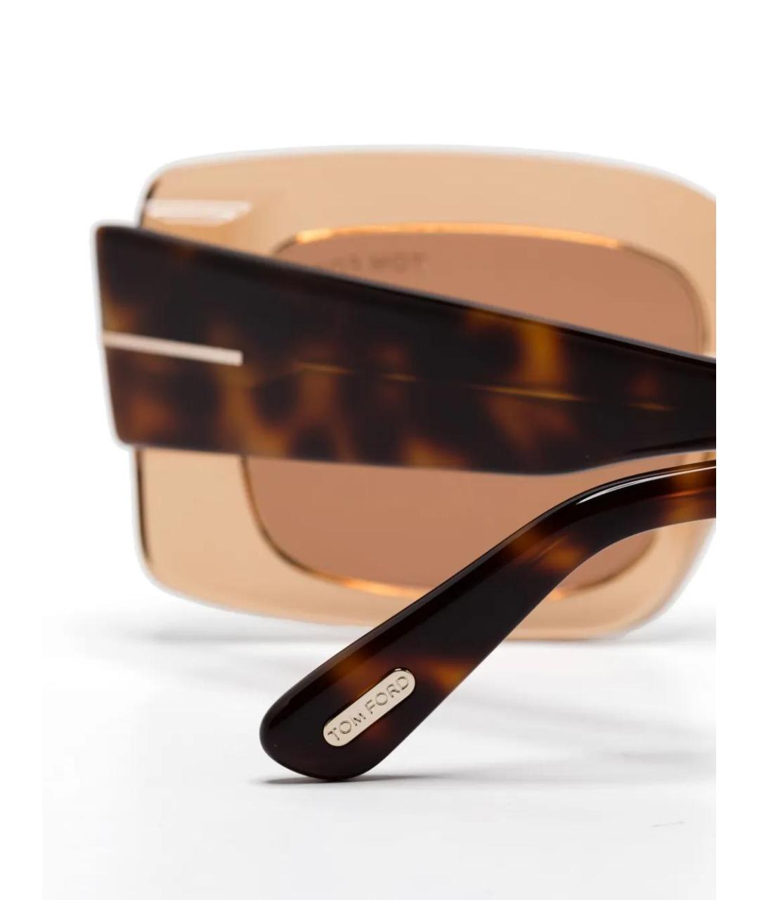 TOM FORD Коричневые солнцезащитные очки, фото 3