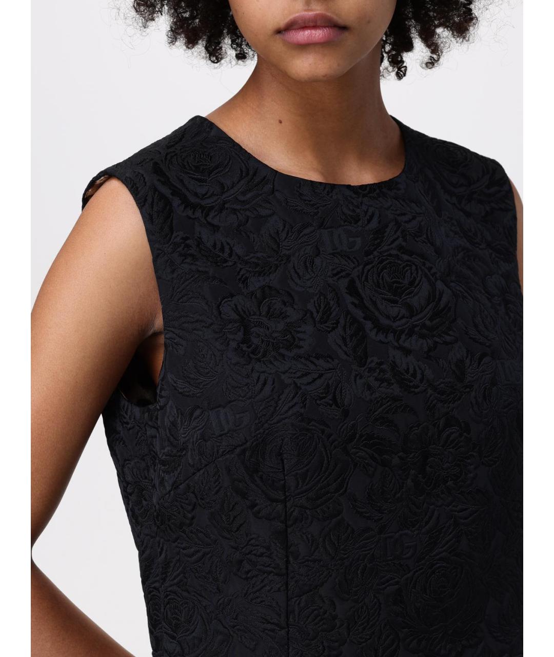 DOLCE&GABBANA Черное коктейльное платье, фото 5