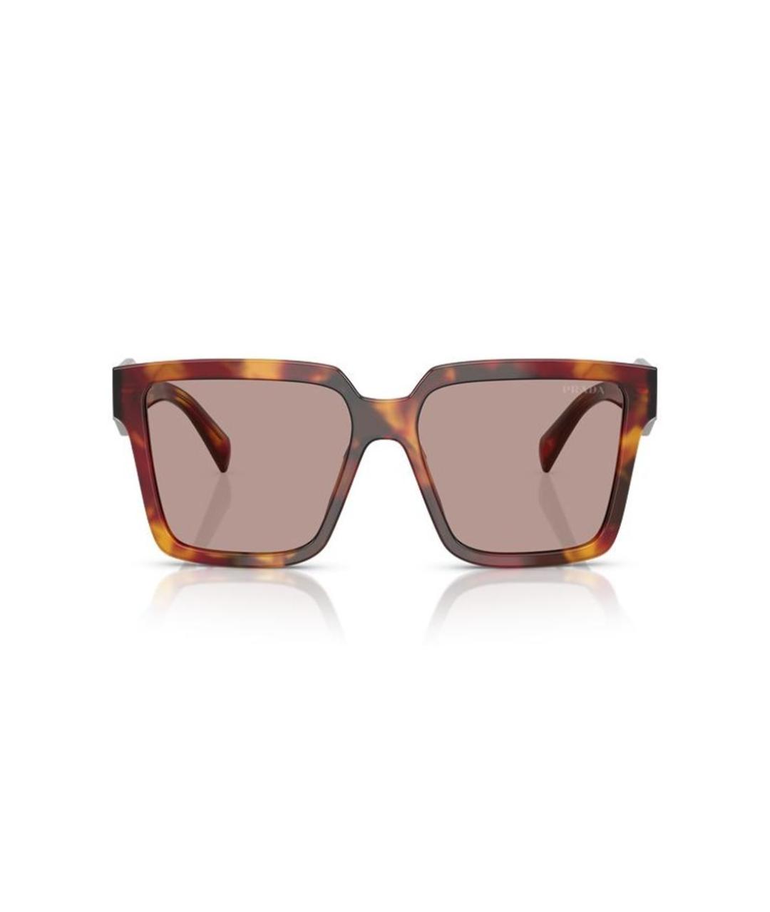 PRADA Коричневые солнцезащитные очки, фото 2