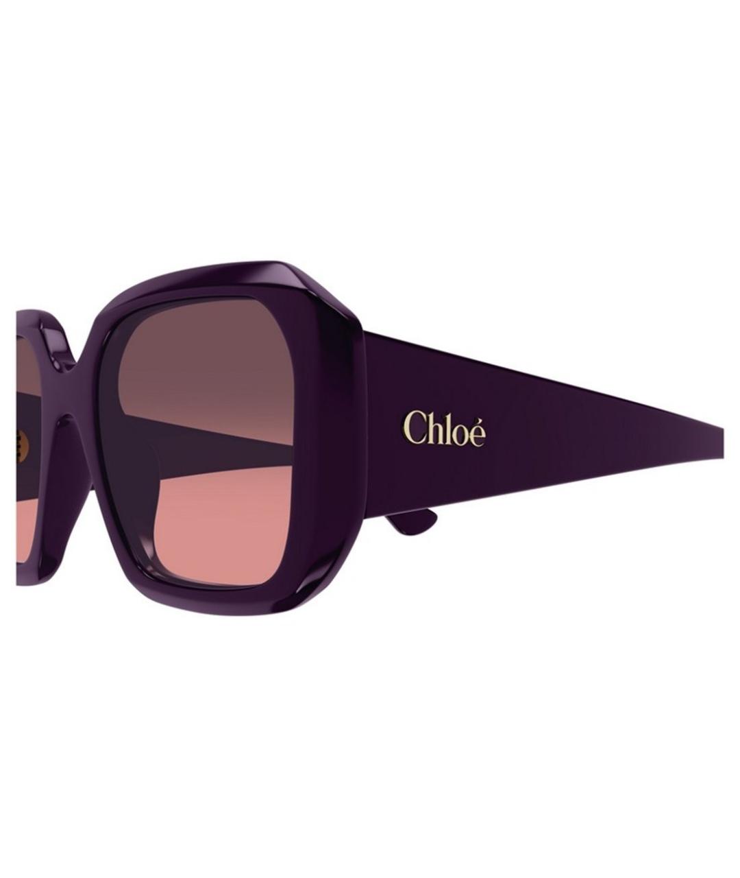 CHLOE Фиолетовые солнцезащитные очки, фото 3