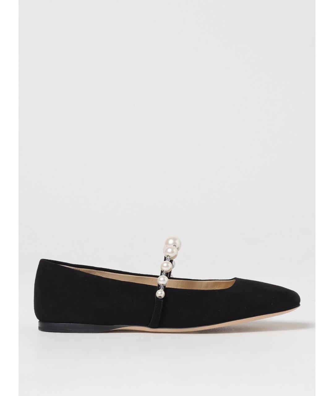 JIMMY CHOO Черные балетки, фото 5