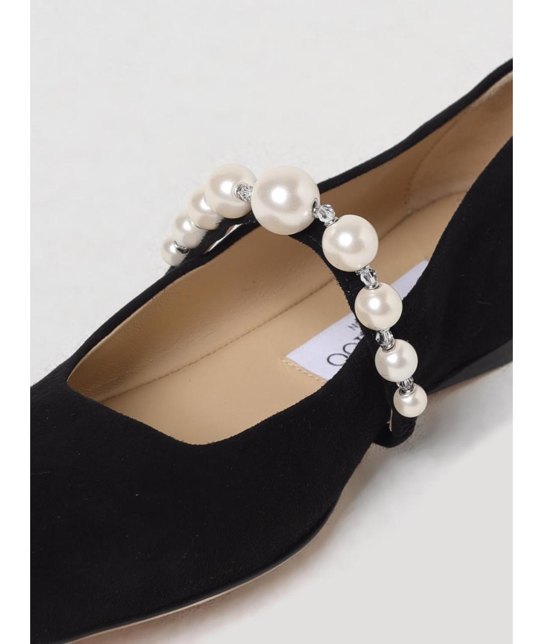 JIMMY CHOO Черные балетки, фото 4