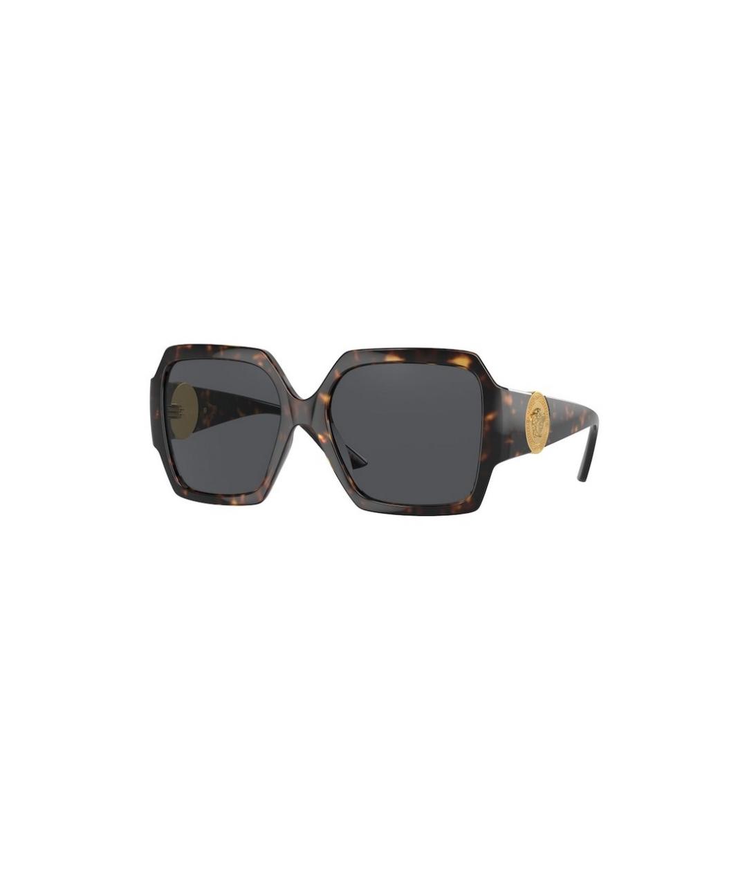 VERSACE Коричневые солнцезащитные очки, фото 1