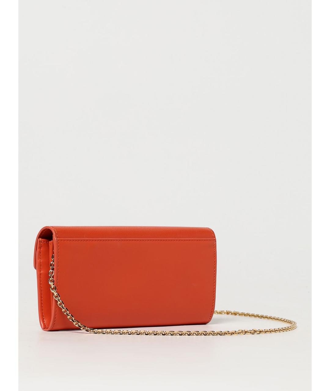 FENDI Оранжевый кожаный кошелек, фото 2