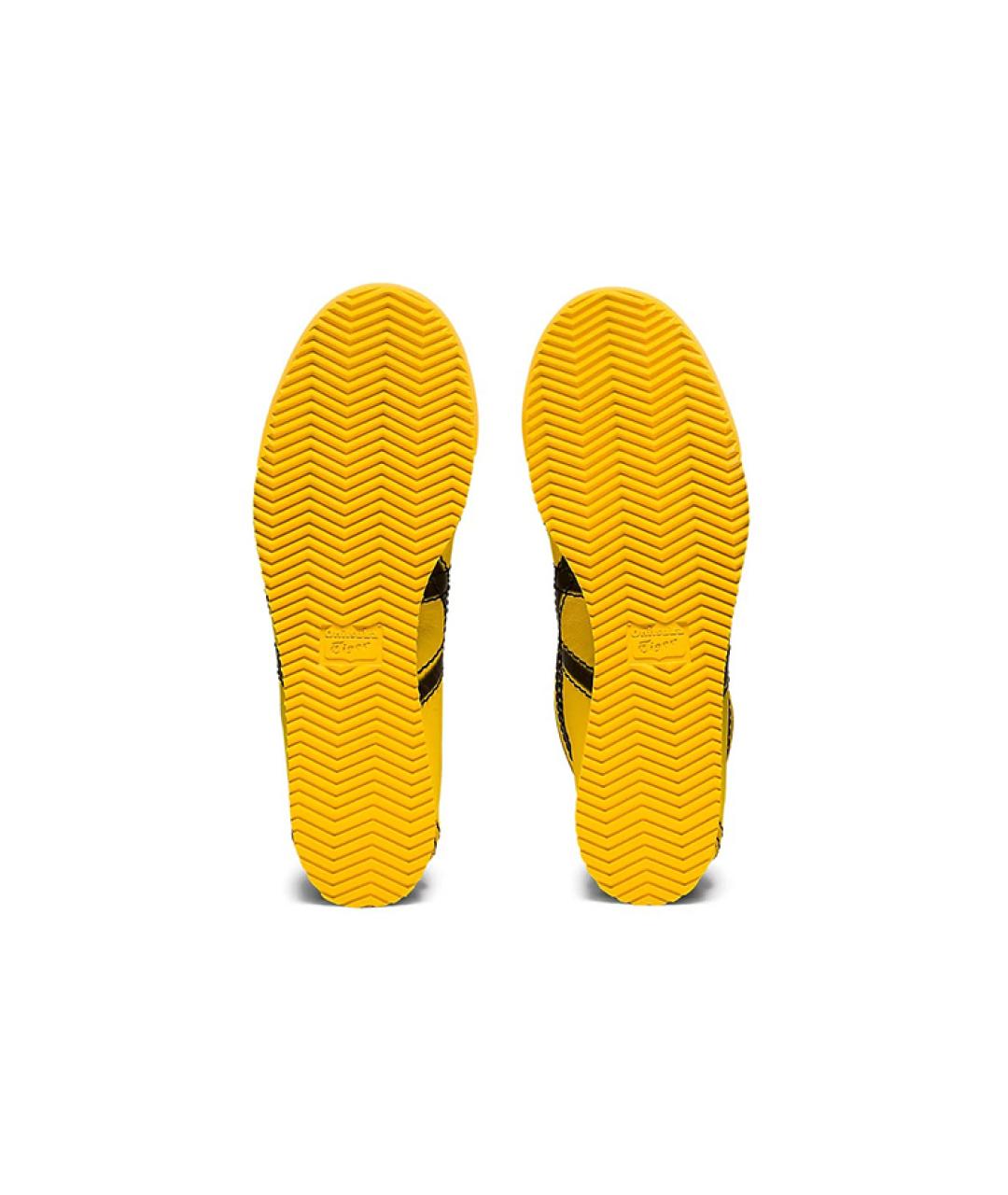 ONITSUKA TIGER Желтые кожаные кроссовки, фото 5