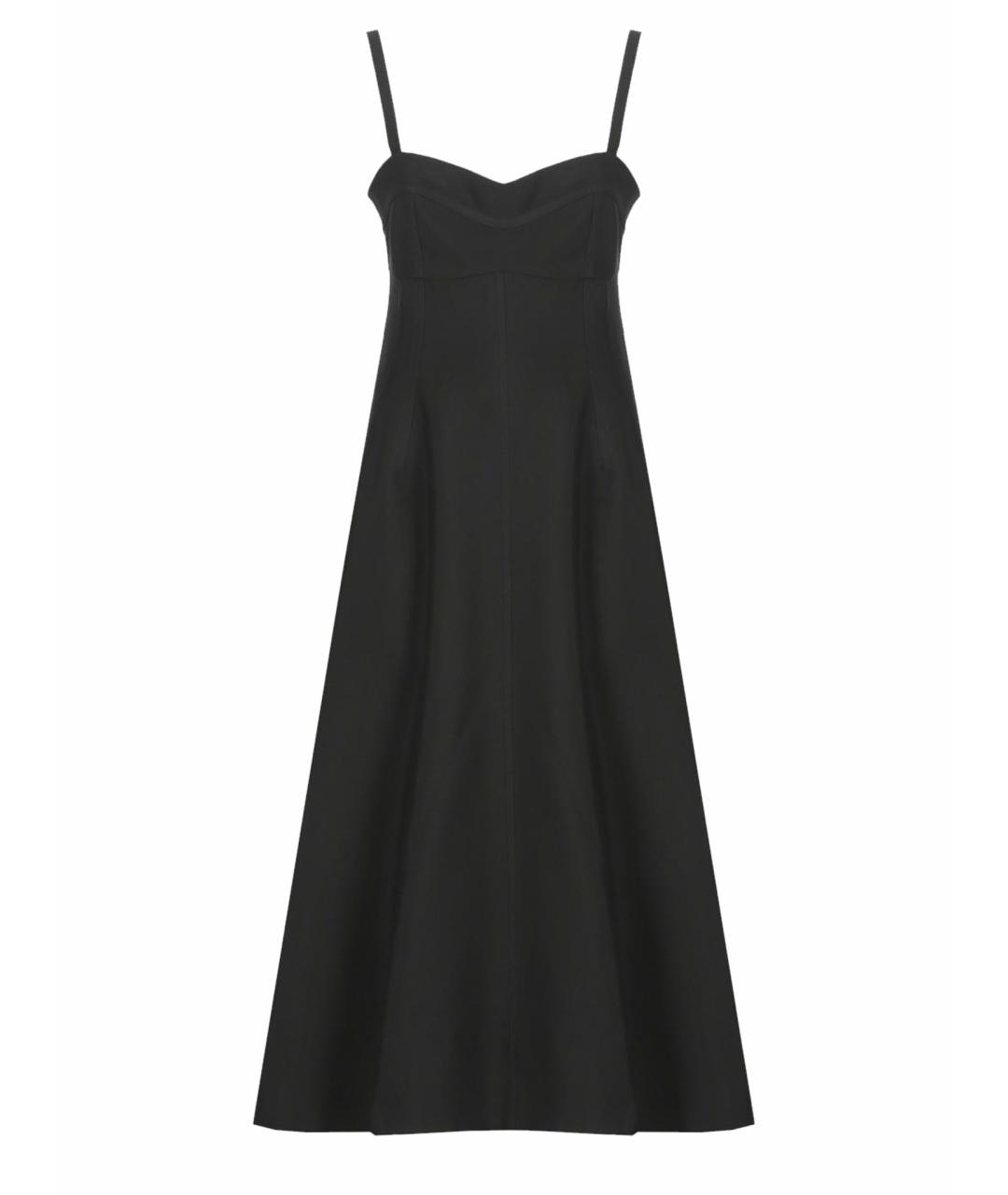 JIL SANDER Черное повседневное платье, фото 1