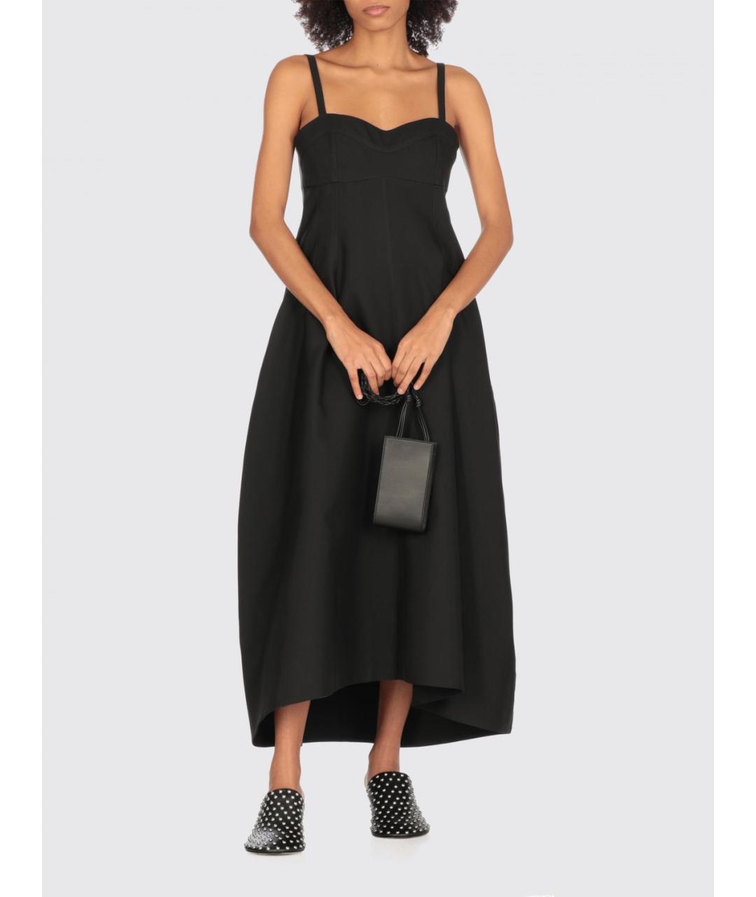 JIL SANDER Черное повседневное платье, фото 3