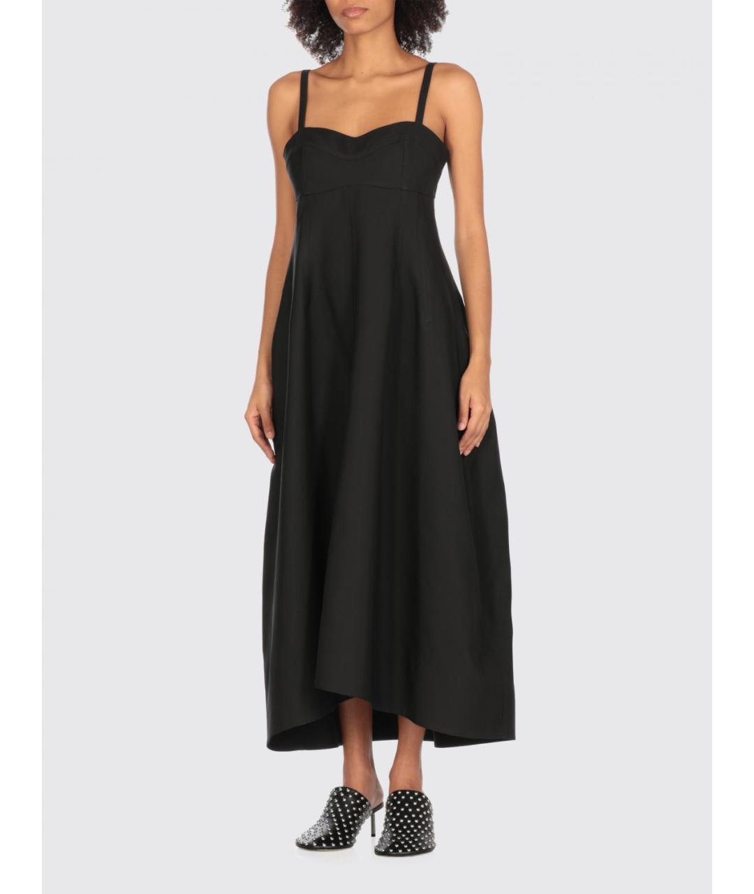 JIL SANDER Черное повседневное платье, фото 2