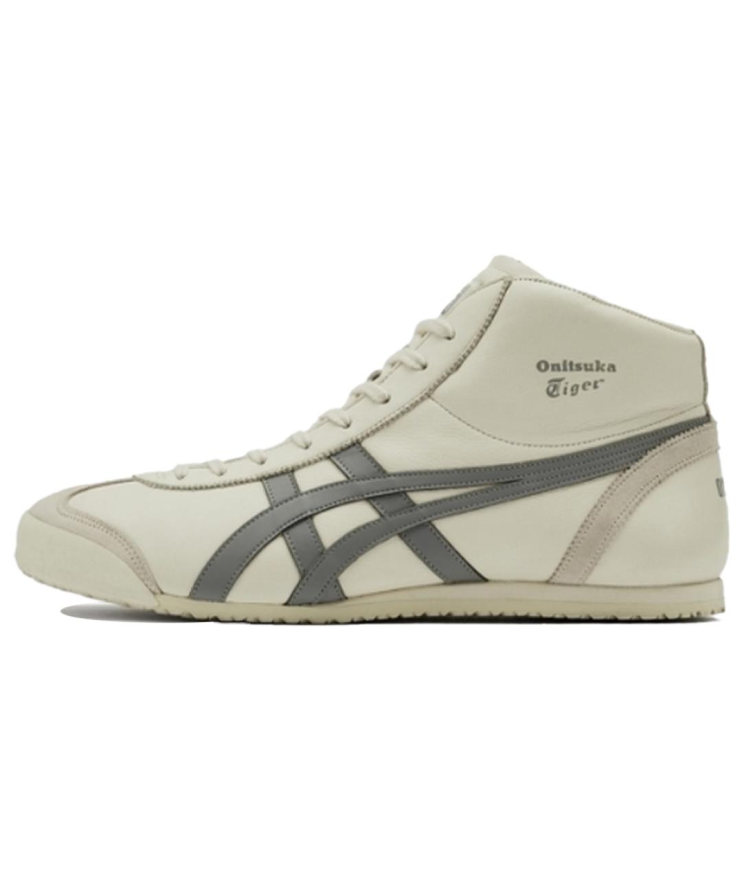 ONITSUKA TIGER Серые кожаные кроссовки, фото 2