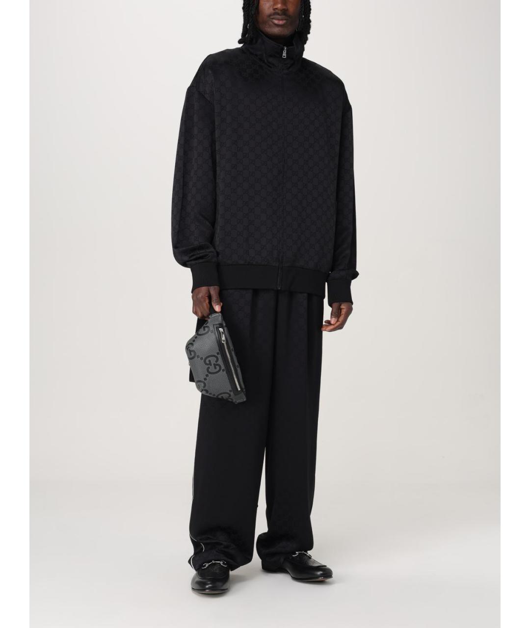GUCCI Черная поясная сумка, фото 2