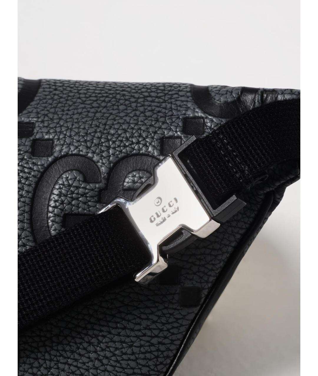 GUCCI Черная поясная сумка, фото 4